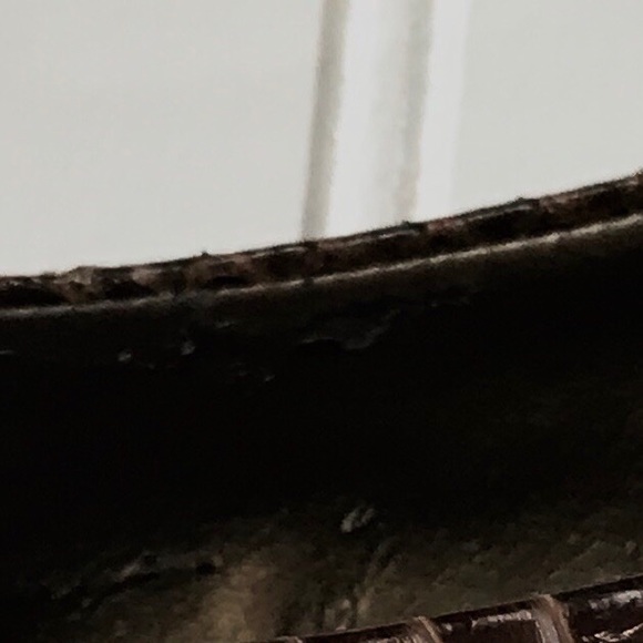 B MAKOWSKY Brown Python Snake Skin Leather Heels Size 8.5 - Picture 8 of 8